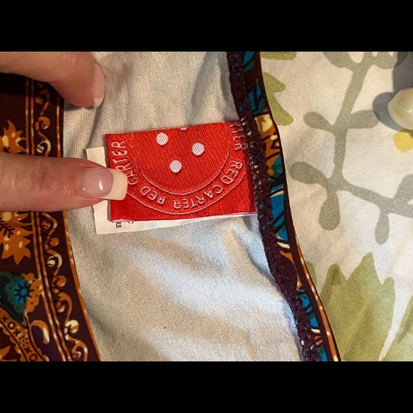 Red Carter String Bikini - Picture 4 of 7